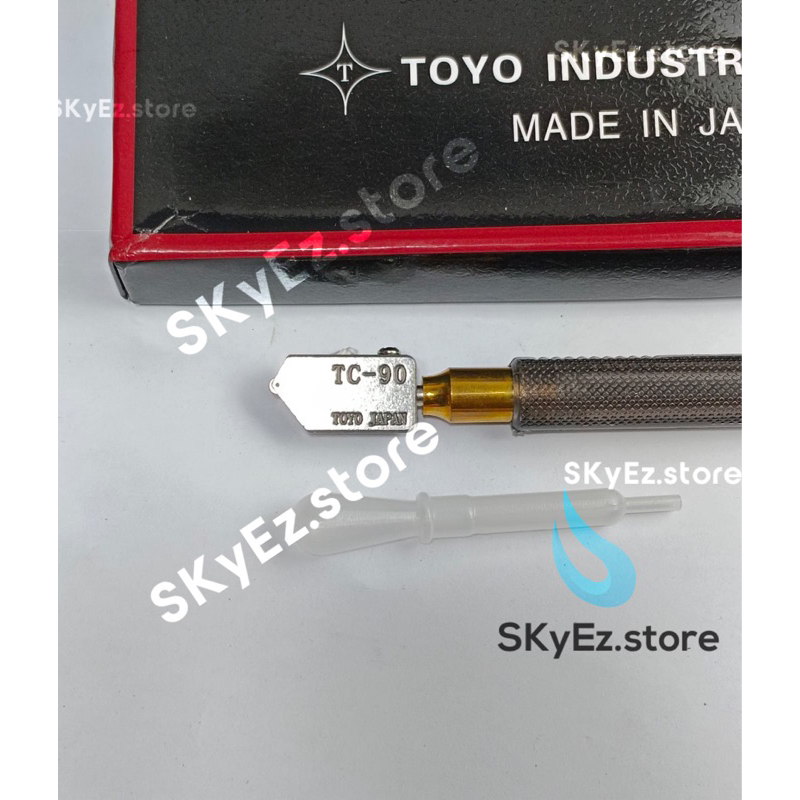 pisau potong kaca Toyo Tc 90/alat potong kaca keramik pemotong kaca asli