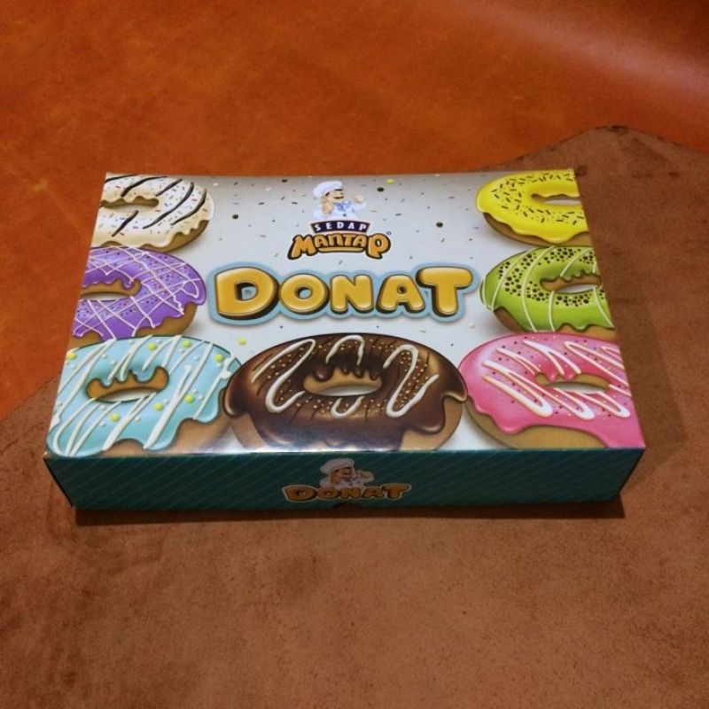 

(10 lbr) Sedap Mantap dus motif donat isi 6 ukuran27 cm x 18.5cm x 5cm