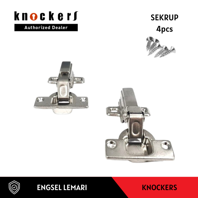 Knockers Engsel Sendok Kayu Pintu Lemari Laci - 110 Derajat - EM