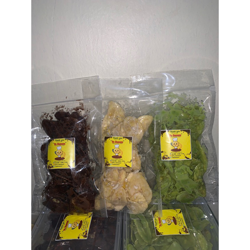 

Kripik pisang coklat lumer/ banana chips cemilan kekinian kemasan pouch 75gr