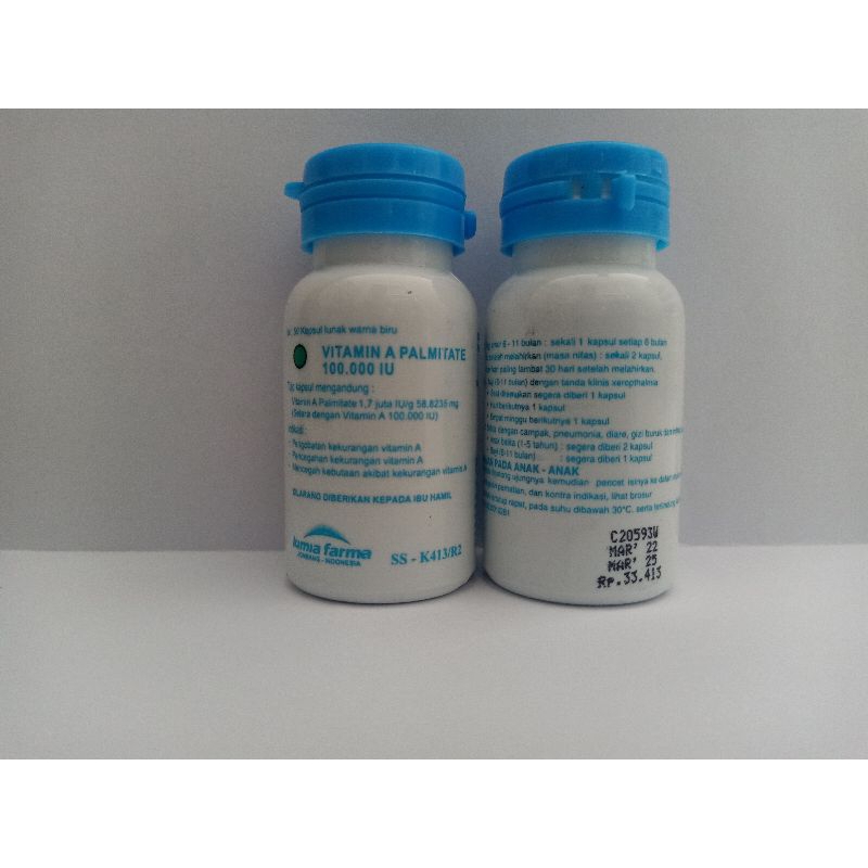 VITAMIN A 100.000 IU BIRU