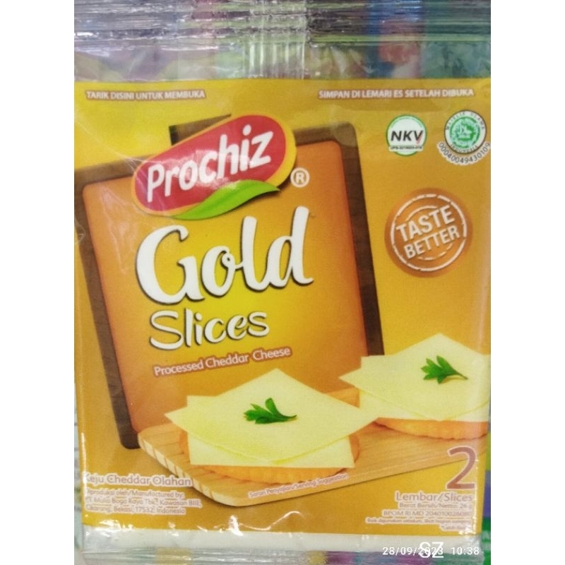 

Keju+prochizgold+slices 2's +serenceng+isi8pcs