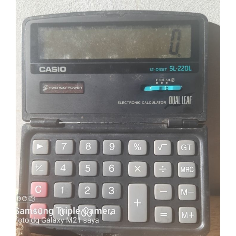 

kalkulator casio bekas 12digit saku