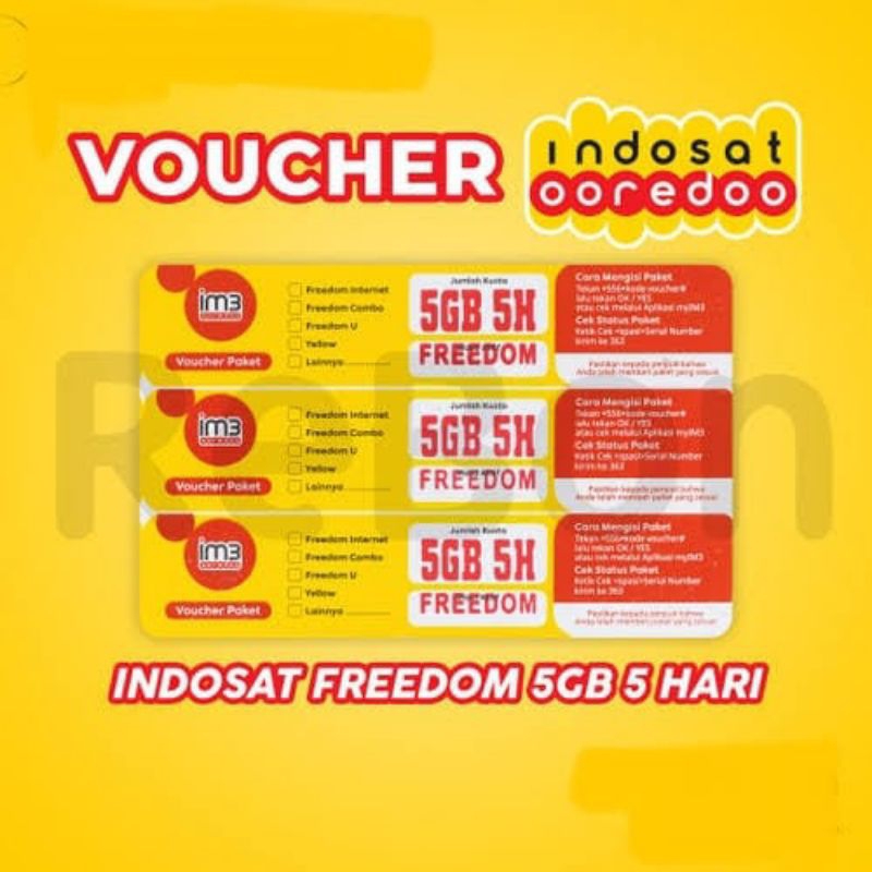 Voucher Data Indosat 5 GB