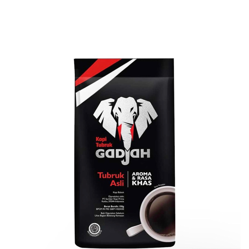 

Gadjah kopi tubruk Asli 138g