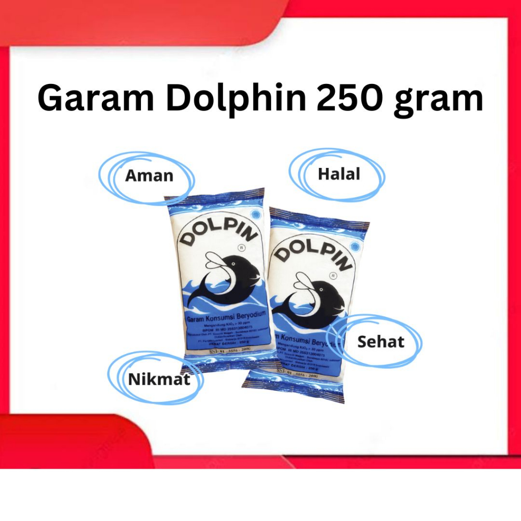 

Garam Dolphin Laut 250 gr