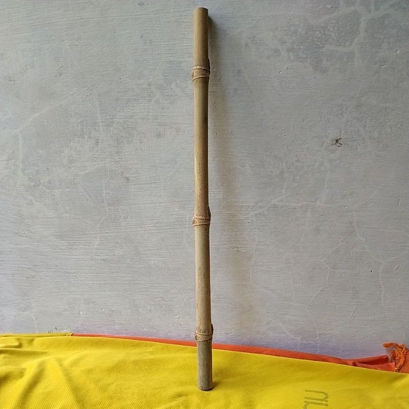 TONGKAT BAMBU UNIK BUNTET TUMPANGSARI 3 SAP (43 CM)