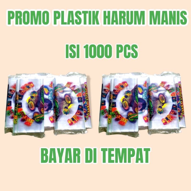 

Paket hemat.!! Plastik harumanis isi 1000 lembar / Plastik gula kapas