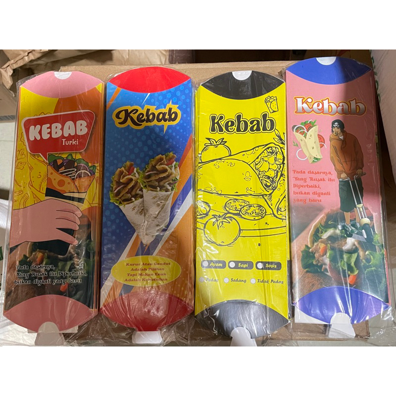 Kotak kebab / Box Kebab / kertas kebab