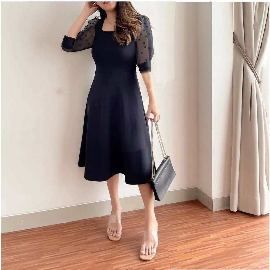 Baju Dresas Ibu2 Kondangandrs Wanita 2025 2026 Dresh Natalan Terbaru Remaja Drees Pendek Rok Hari Ra