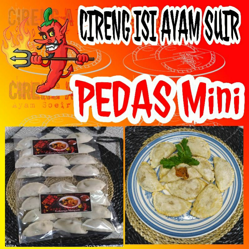 

Cireng isi ayam suwir pedas mini ( isi 12 pcs )