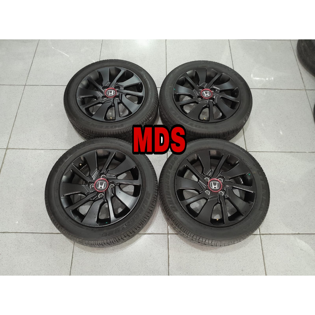 Velg Ori Honda Brio Rs Ring 15 Velg Copotan Mobil Brio RS R15 Ban 185 55 R15 Bridgestone