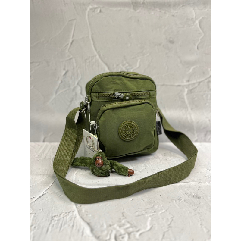 Tas Selempang 4 Ruang Bahan Parasut Waterproof / Tas Selempang Pria - Wanita Parasut Import KP 2188