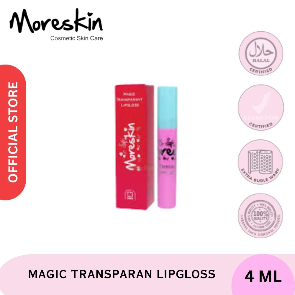 Moreskin MagicTransparan Lipgloss Lipgloss - Lip Gloss - Lipgloss Bening - Lipstick Lipgloss Terlari