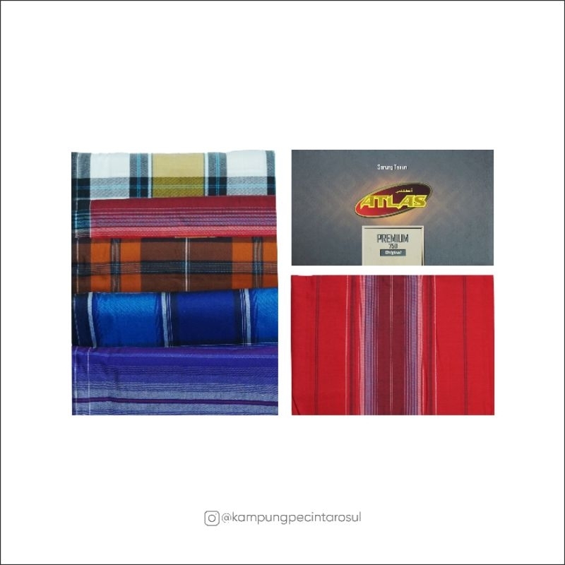 sarung atlas 750 premium original warna
