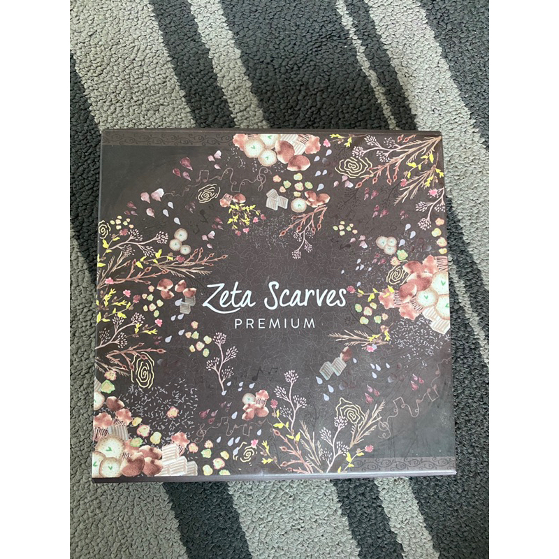 Preloved Zeta Scarves Premium Madre Series Brown