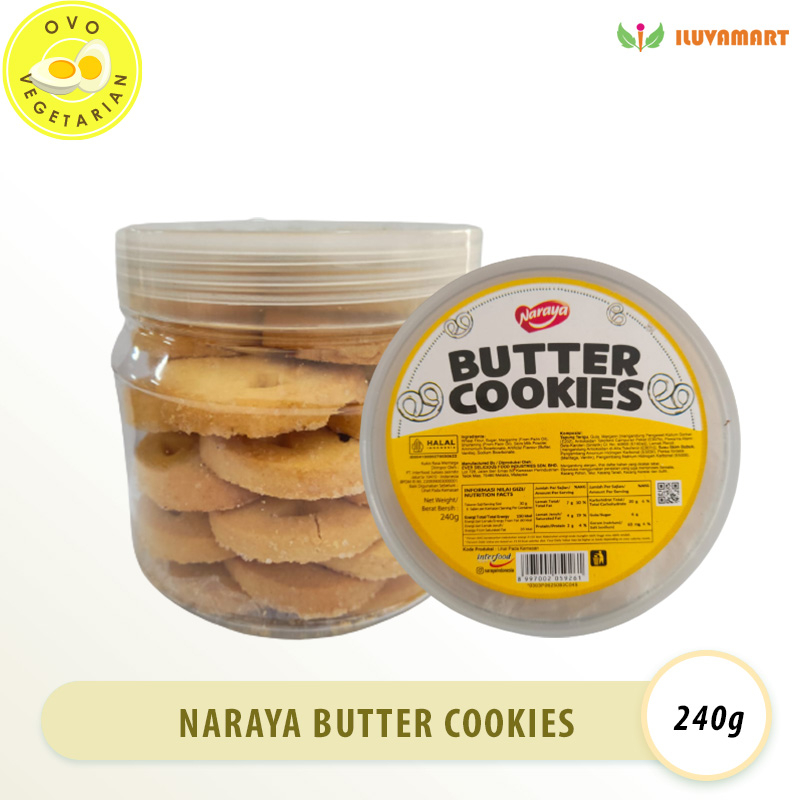 

Naraya Cookies Jar 220gr Cookies Dalam Toples Kue Kering Vegetarian