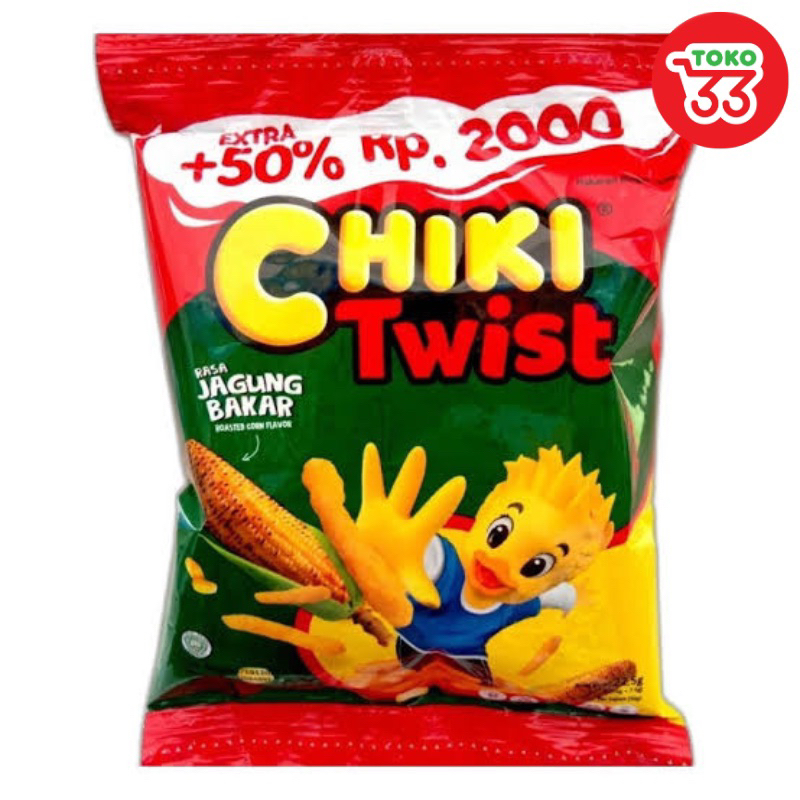 

Chiki Twist Jagung Bakar 22,5gr x 10pcs