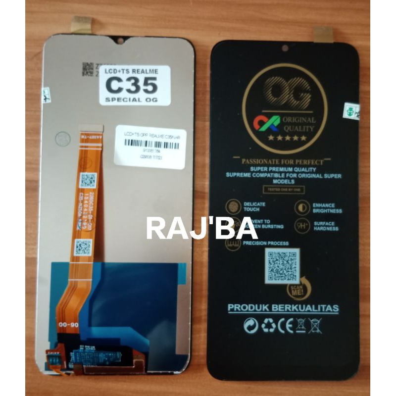 LCD LAYAR HP REALMI C35 GRADE A KWALITAS ORIGINAL