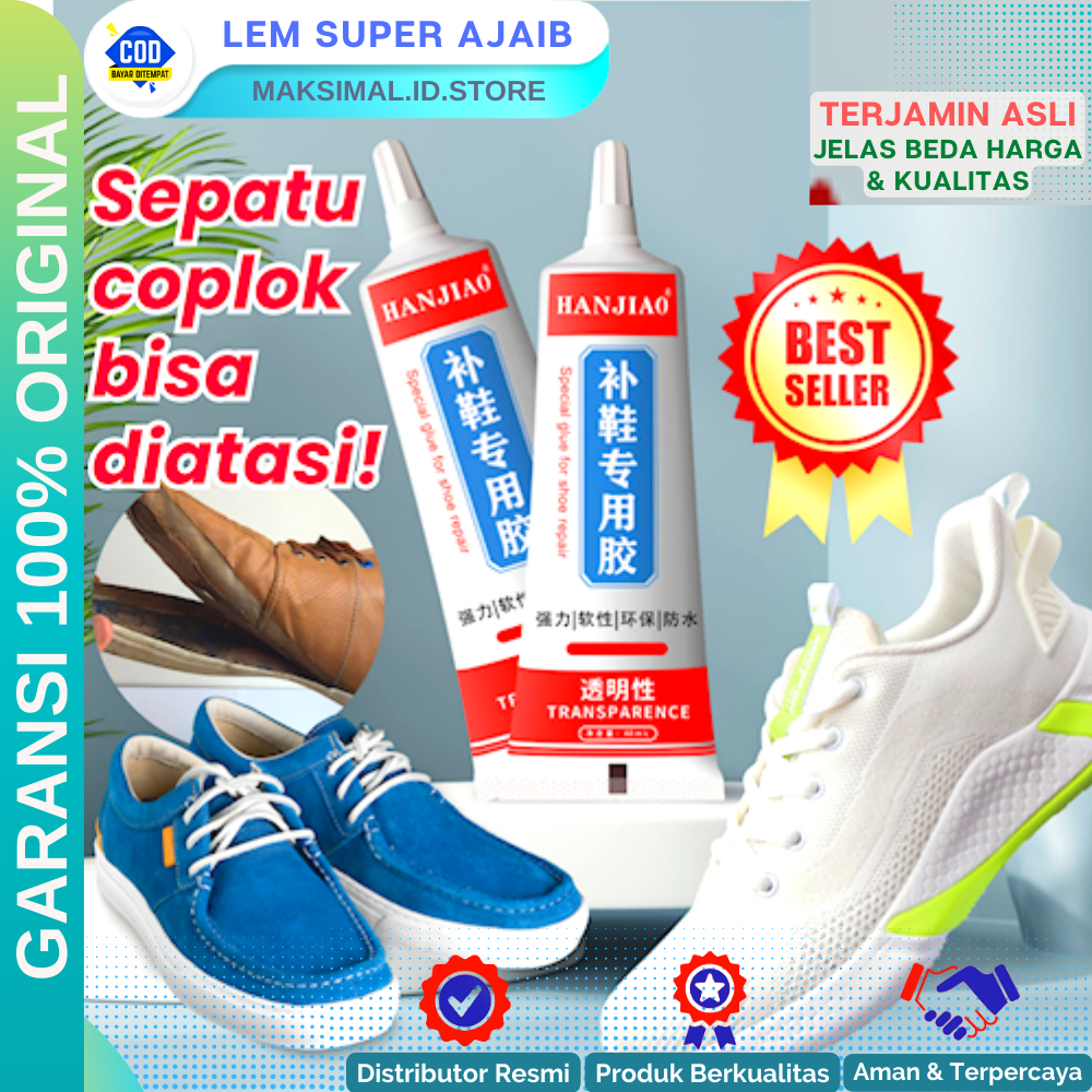 Lem Sepatu Super Kuat Lem Sendal Lem Super Kuat Tahan Air Perekat Kerajinan Kulit Hanjiao