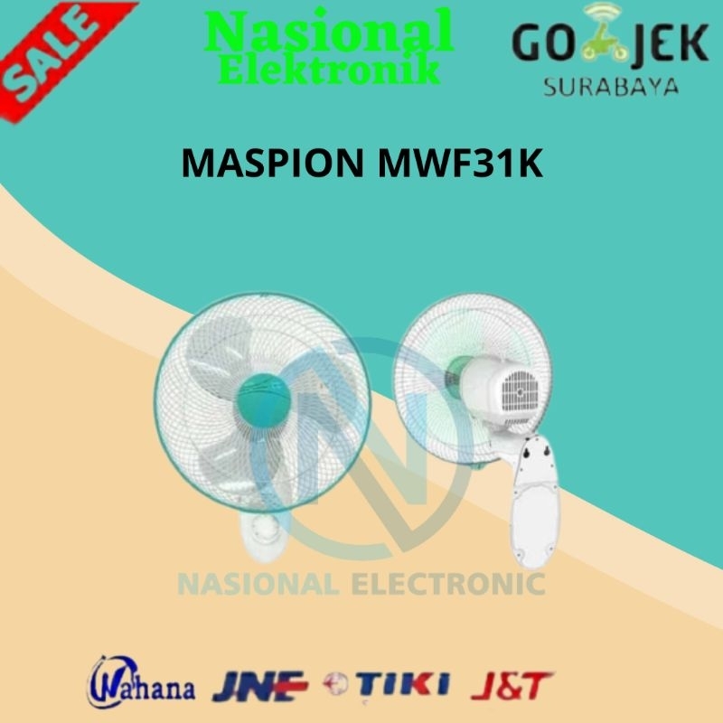 MASPION MWF31K/WALL FAN MASPION MWF31K/KIPAS ANGIN DINDING MASPION MWF31K/KIPAS ANGIN MASPION MWF31K