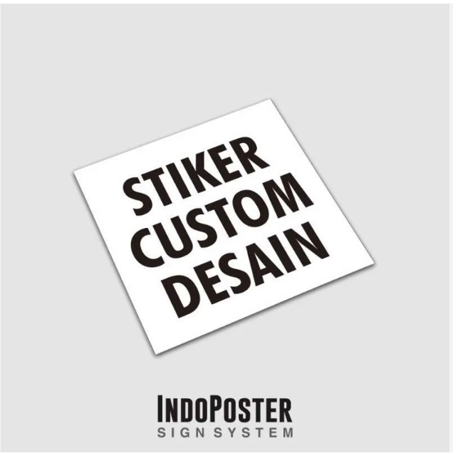 

Stiker Custom Kecil