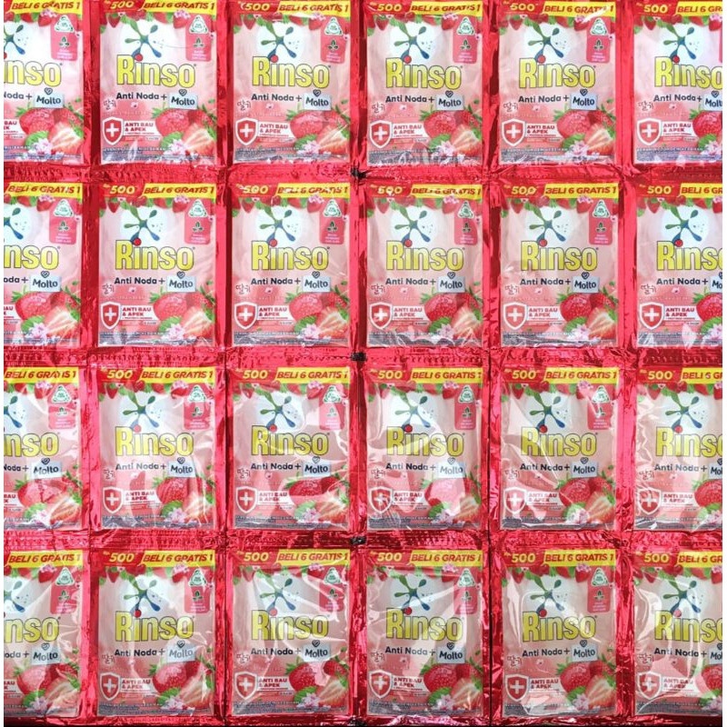 RINSO MOLTO 20ML, 12 PC /RENTENG, RINSO CAIR