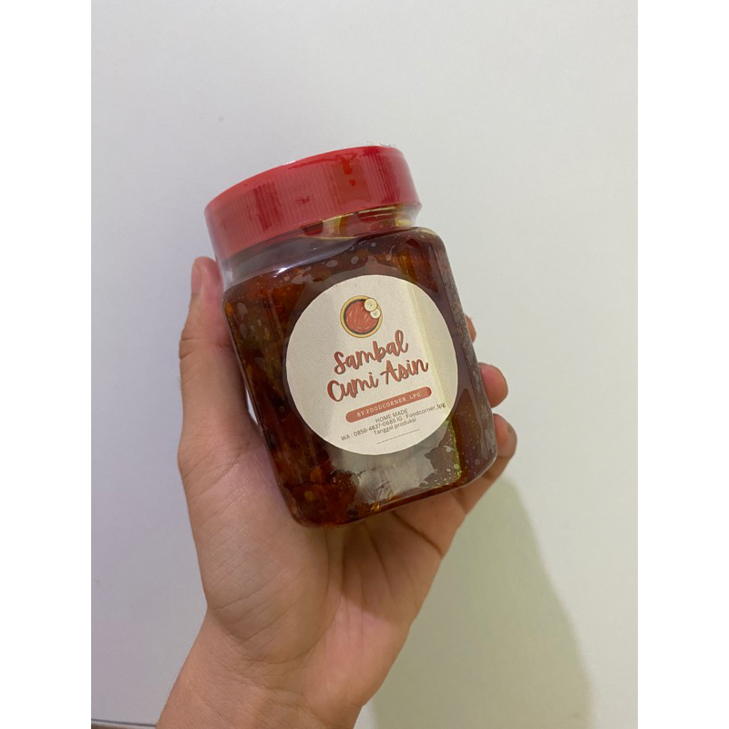 

sambal cumi asin kemasan 150gr