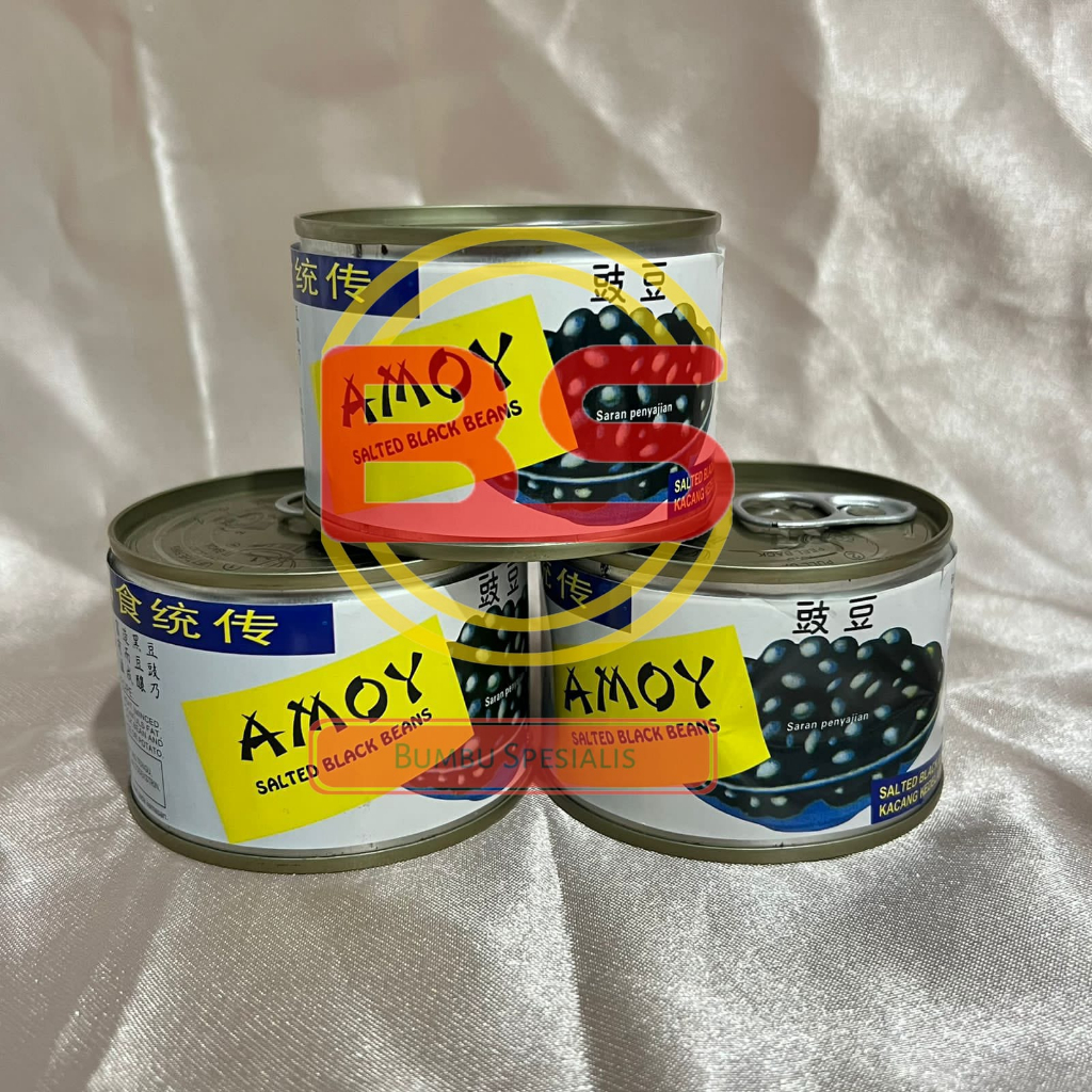 

IKPS - Amoy Salted Black Beans / Kacang Kedelai Hitam 170 gr ( KALENG )