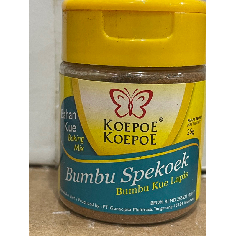 

[KOEPOE-KOEPOE] Bumbu Spekoek / Bumbu Lapis Legit 25gr