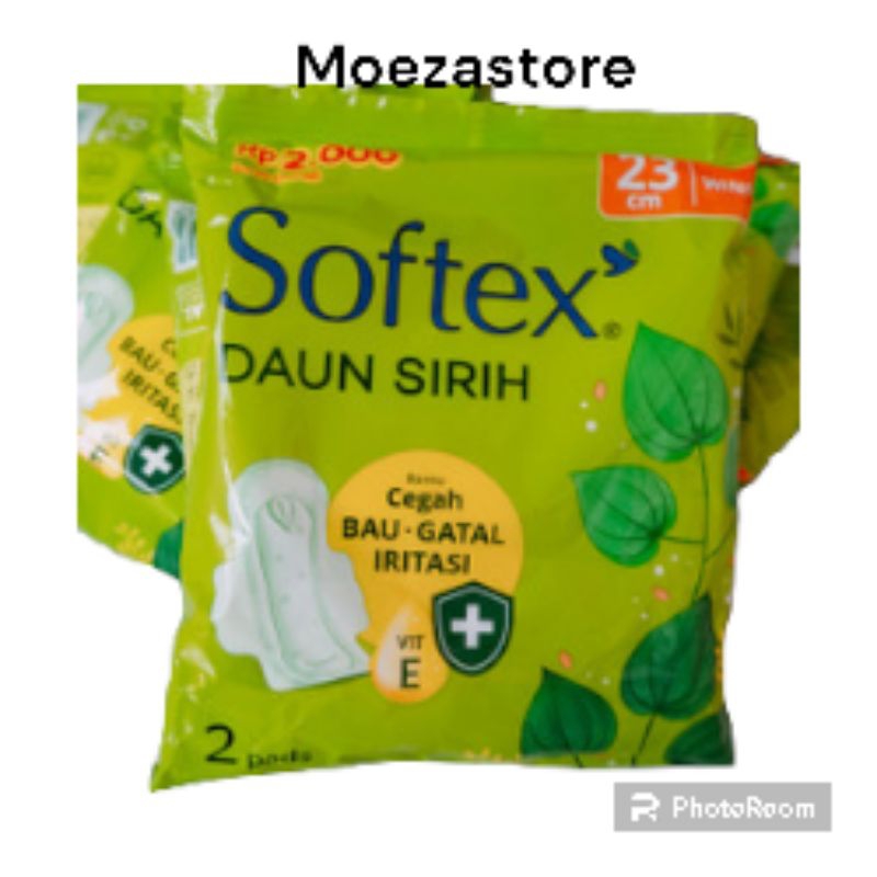 softex daun sirih renceng 23 cm || Pembalut Daun Sirih Renceng ( isi 2) harga untuk 1 pcs