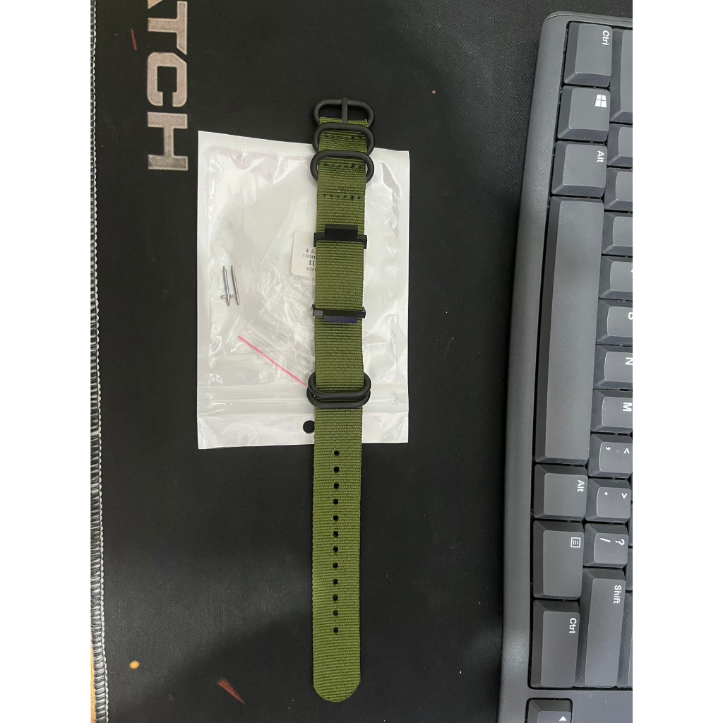 STRAP VERGE  KANVAS / AMAZFIT VERGE / AMAZFIT VERGE LITE Strap Tali Jam KANVAS NATO Band Xiaomi Huam