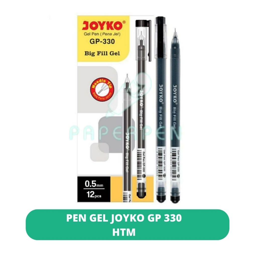 

1 Lusin Bulpoin Gel Joyko Gp330 Hitam