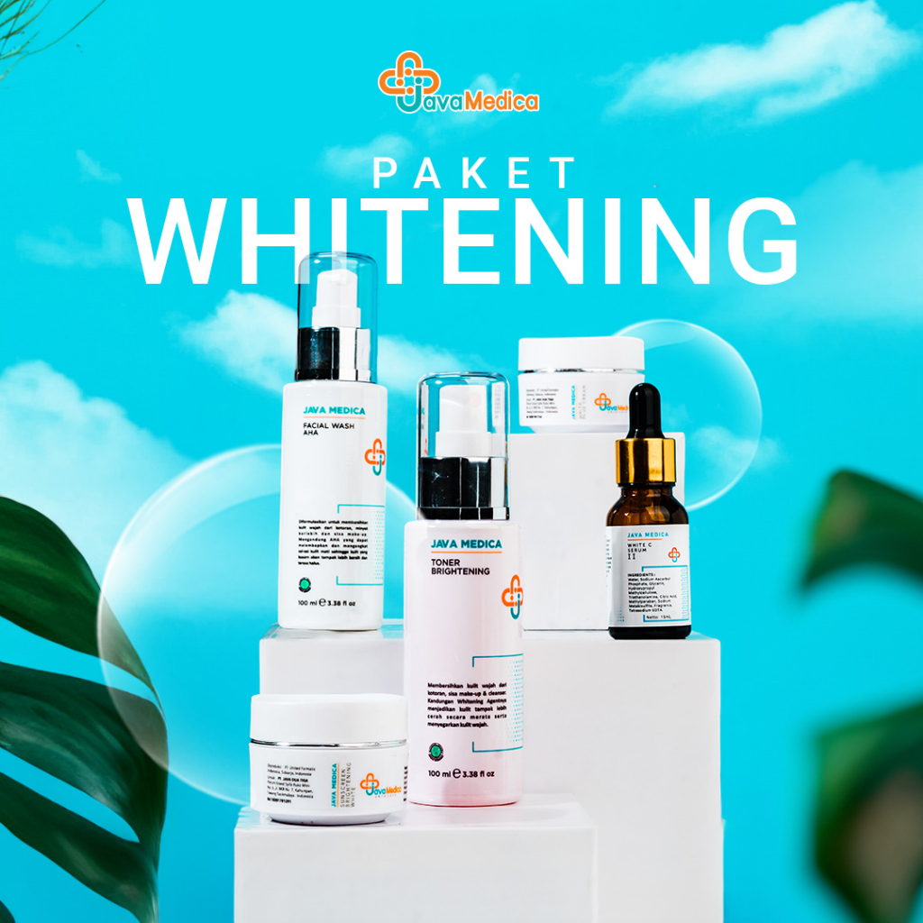 Paket Whitening Java Medica - Paket Pemutih - Pencerah Wajah