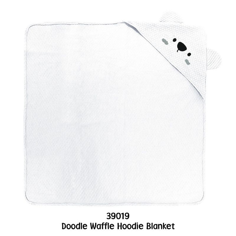DGT Kiddy Doodle Waffle Hoodie Blanket 39019 / Selimut Doodle Waffle Hoodie / Selimut Bayi Bahan