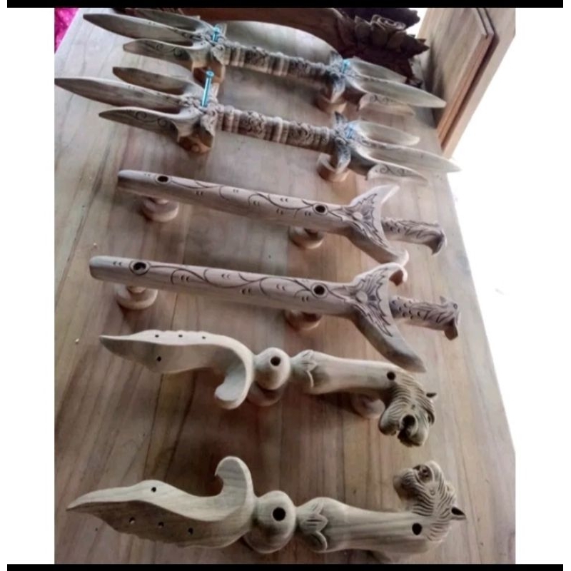 Hendel handle pintu kayu jati - Gagang pintu ukir asli jepara