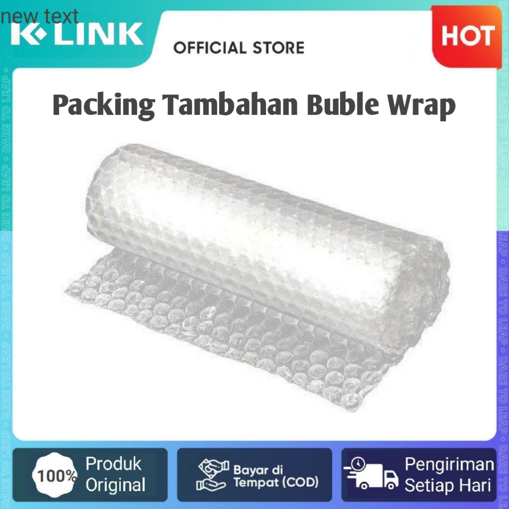 

Packing tambahan Buble Wrap Supaya Aman