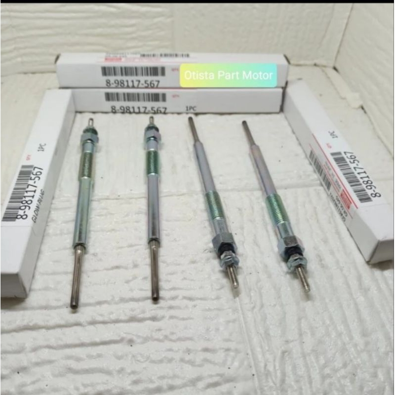 busi pemanas glow plug isuzu new dmax d-max d max new baru 4jj1