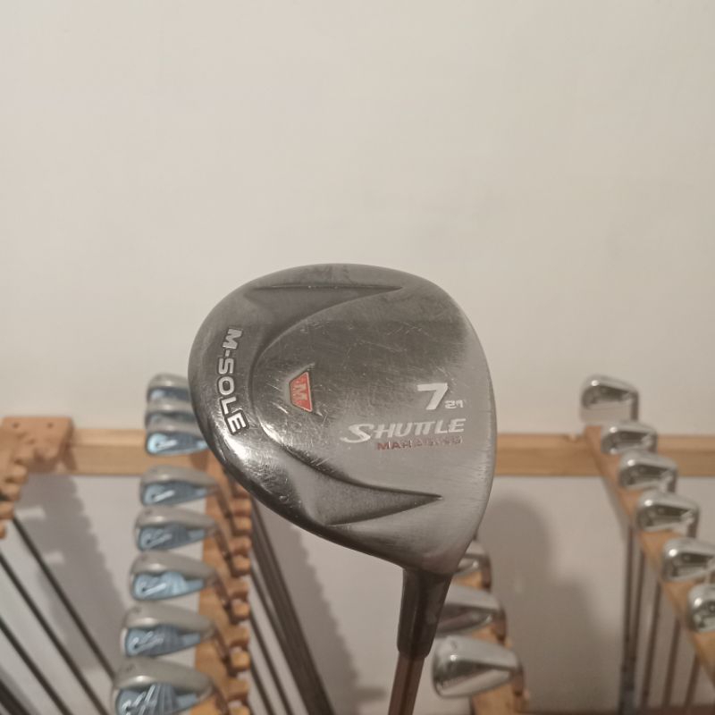 stick golf wood 7 maruman shuttle maraging m sole