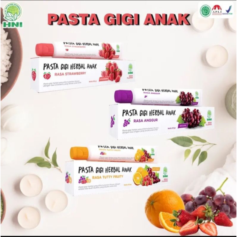 Pasta gigi anak Herbal HNI HPAI