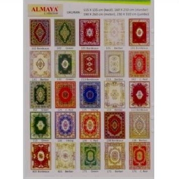 KARPET PERMADANI CARPET TIKAR ALMAYA SAMIRA MODERNO STANDARD