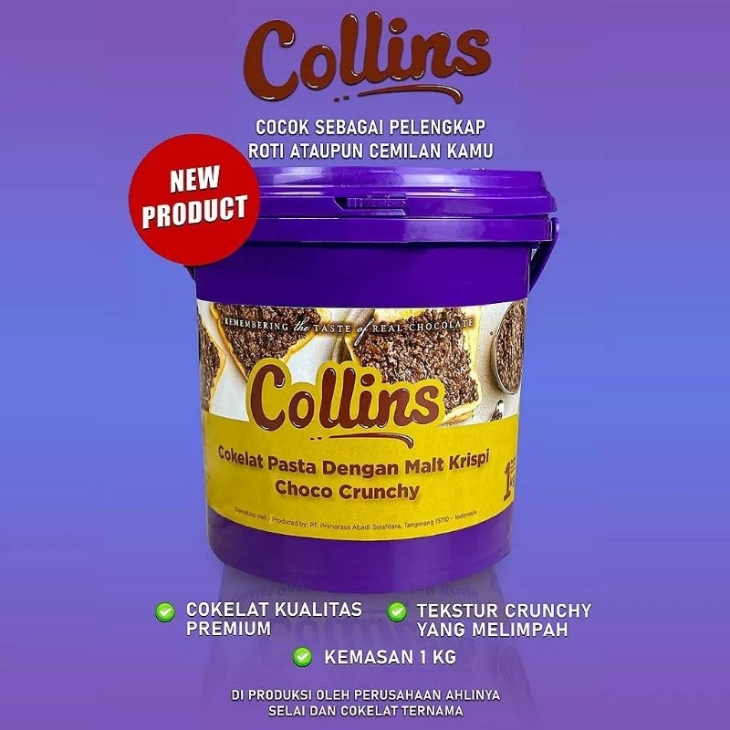 

COLLINS CHOCO CRUNCY KEMASAN 1KG