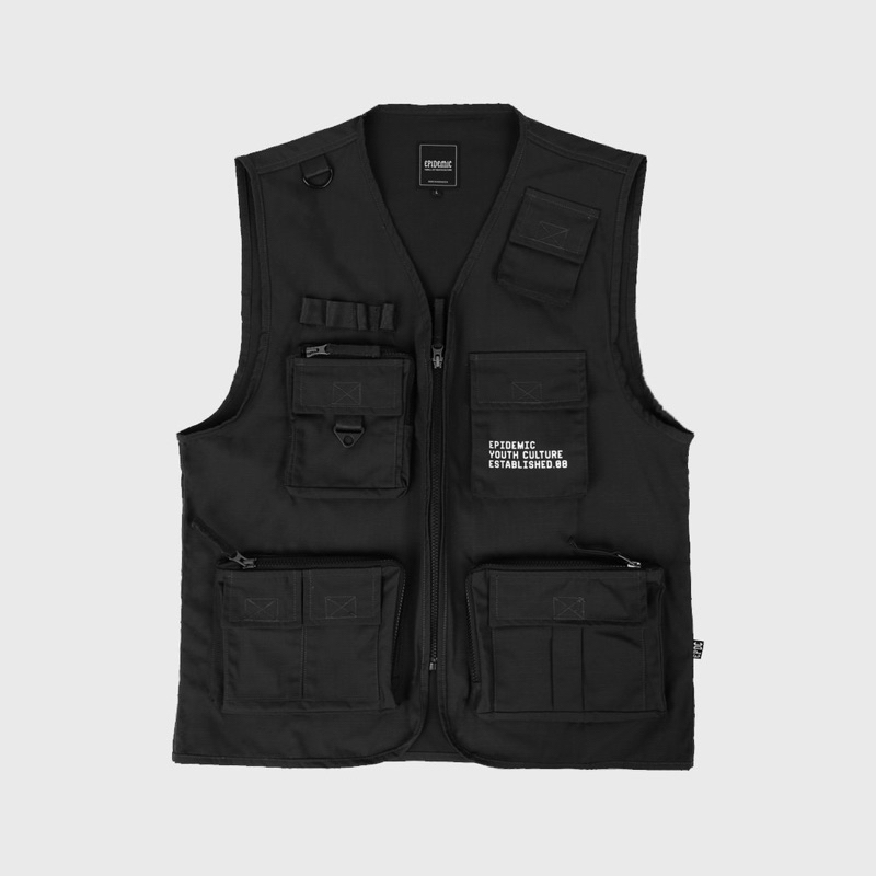 Vest Tactical | Rompi hitam