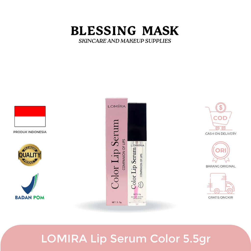 LOMIRA Lip Serum Color 5.5gr  | Lipglos Serum
