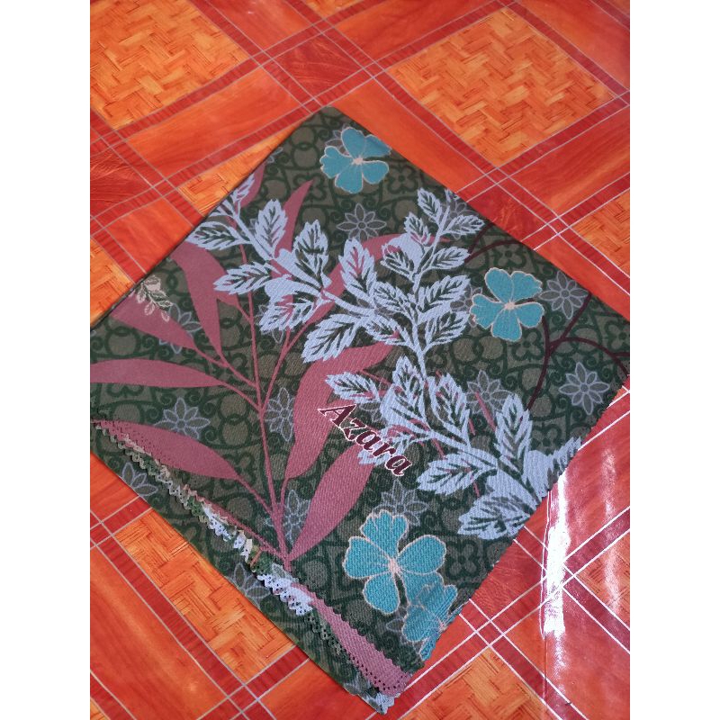 Jilbab azara laser cut motif