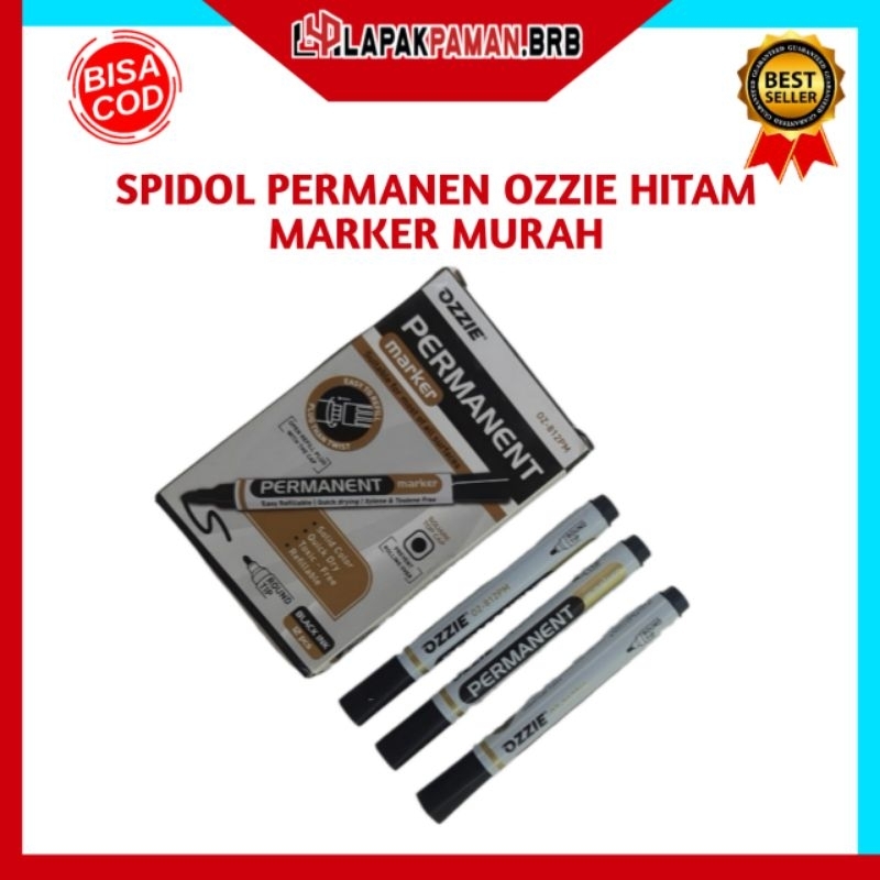 

SPIDOL PERMANEN OZZIE / MONTANA HITAM MARKER MURAH