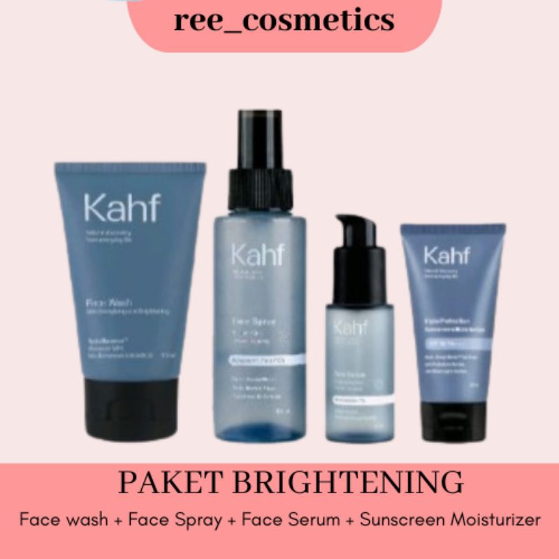 Kahf Paket Face Care Untuk Pria | Paket Skincare Pria Lengkap