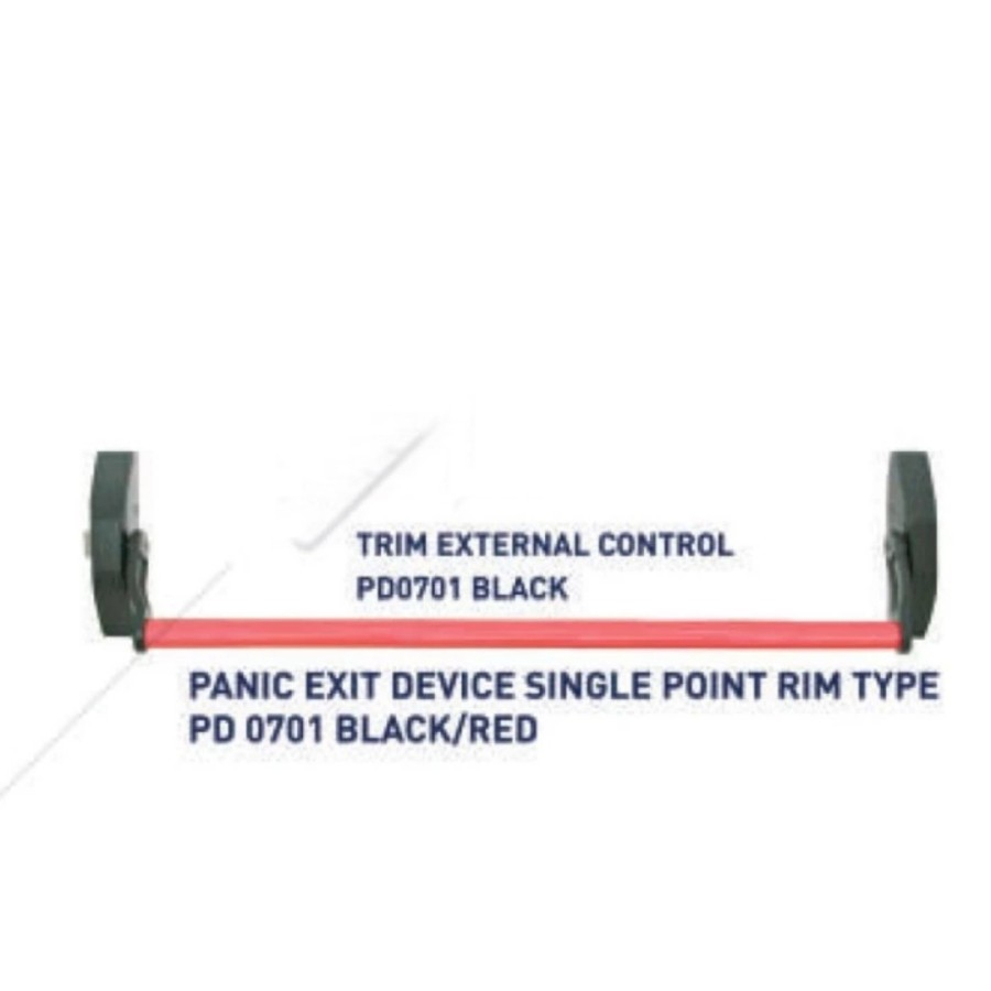 Bar Panic Handle Dekson PD 0701 Black-Red / Panic Bar Handle only