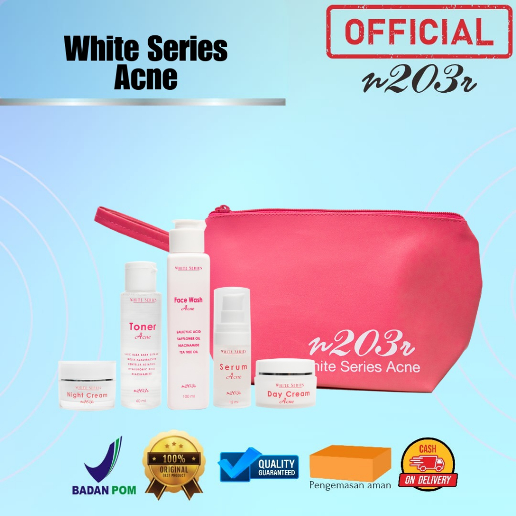 Paket Skincare Murah N203R White Series Acne