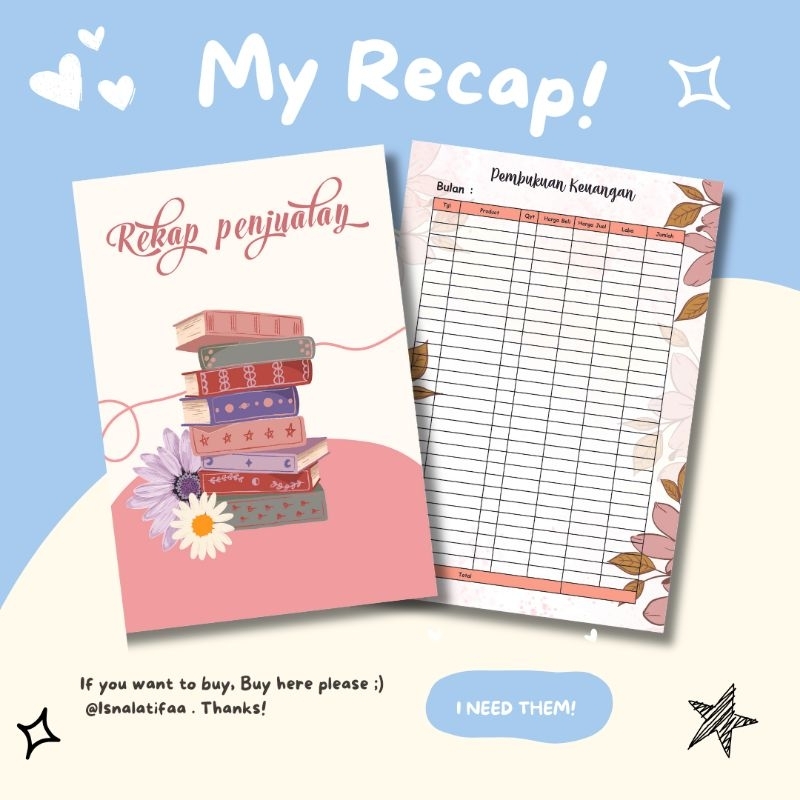 

BUKU REKAP PENJUALAN / BUKU ORDERAN ONLINE SHOP MURAH